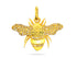Pave Diamond Bee Charm, (DCH-167)